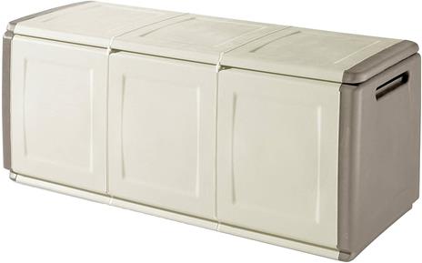 Baule multiuso 138x53x57cm Beige Cube - 7