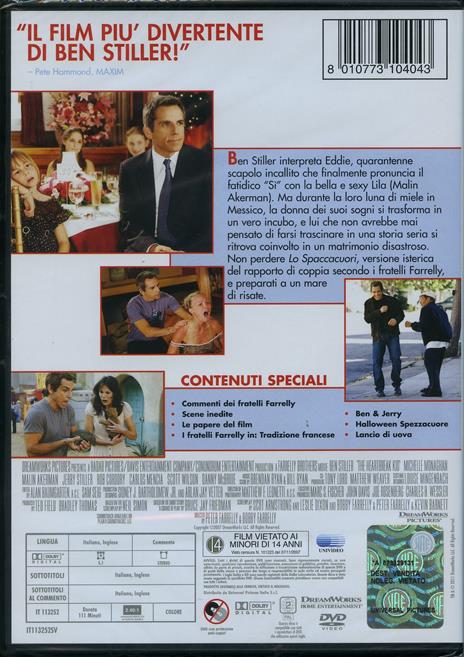 Lo spaccacuori di Bobby Farrelly,Peter Farrelly - DVD - 2