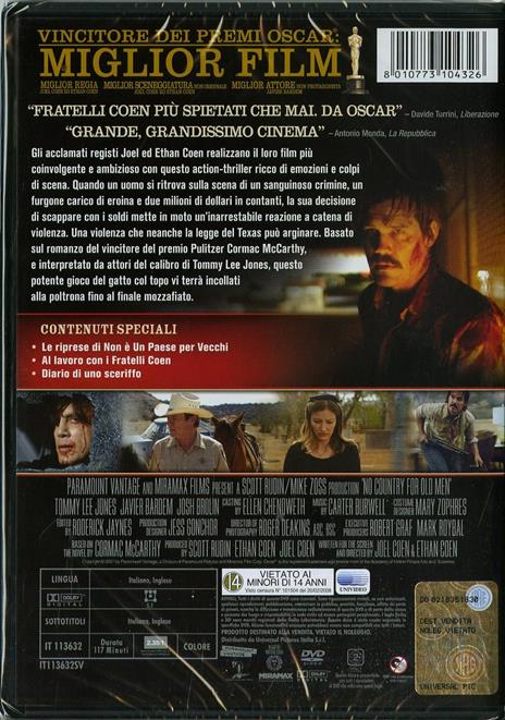 Non è un paese per vecchi, Film, Recensione