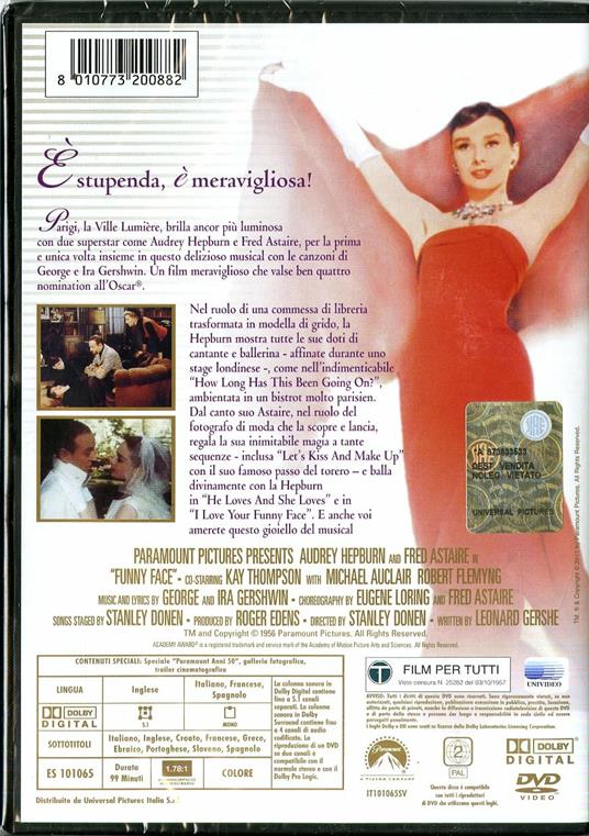 Cenerentola a Parigi di Stanley Donen - DVD - 2