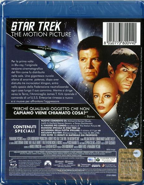 Star Trek. The Motion Picture di Robert Wise - Blu-ray - 2