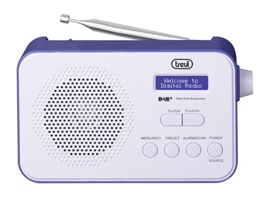 Radio Digitale Portatile DAB DAB+ FM RDS AUX-IN Trevi DAB 7F92 R Blu -  Trevi - TV e Home Cinema, Audio e Hi-Fi | IBS
