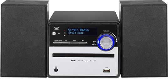 Stereo Hi-Fi DAB+ 20W Bluetooth USB AUX-IN CD Trevi HCX 10D6 DAB - Trevi -  TV e Home Cinema, Audio e Hi-Fi | IBS