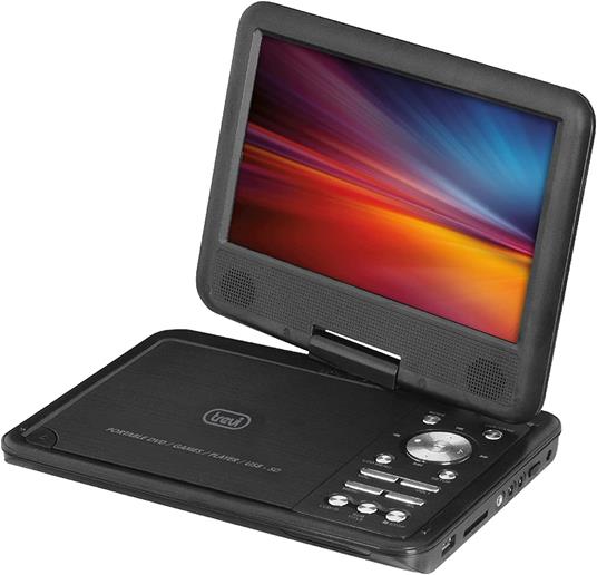 Lettore DVD Portatile 9” USB SD Presa Accendisigari 12V Trevi PDX 1409 S2 -  Trevi - TV e Home Cinema, Audio e Hi-Fi | IBS