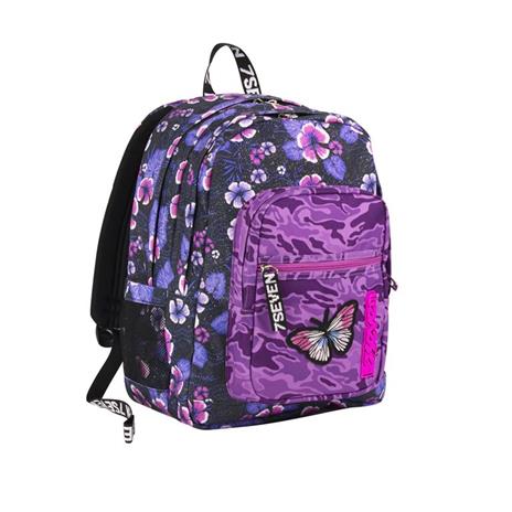 Zaino scuola Advanced Seven 7.1 Funny Gilly Iris. Viola - 3