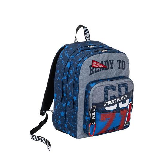 Zaino scuola Outsize Seven 7.1 Street Player Blue Deep. Blu - Seven -  Cartoleria e scuola | IBS