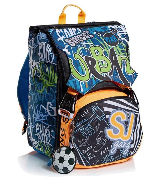 Zaino scuola sdoppiabile Big Seven SJ Gang Boy City Explorer Fluo Orange -  Seven - Cartoleria e scuola | IBS