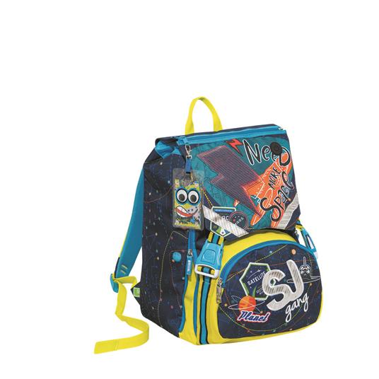 Zaino scuola sdoppiabile Big Seven SJ Gang Ledtech Boy Blue Deep. Blu - 6