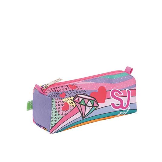 Astuccio bauletto Seven SJ Gang Girl Pastel Rainbow Violet