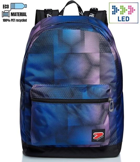 Zaino scuola Reversibile Backpack The Double Spec Ed Cyberspace, Lollipop Pink 33x44x16 cm