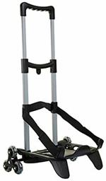 Carrello Trolley 3 ruote Be Box Plus Pieghevole Nero - con blocca zaino 