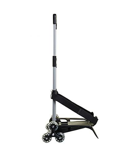 Carrello Trolley 3 ruote Be Box Plus Pieghevole Nero - con blocca zaino  - 2