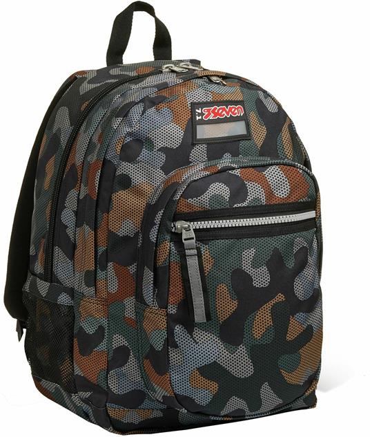 Zaino scuola Seven Freethink Boy Military Green 33x44x20 cm