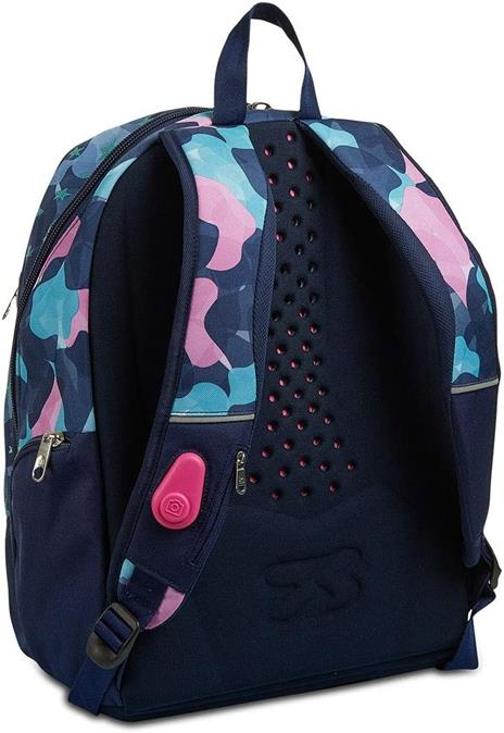 Zaino scuola Advanced Seven 7.1 Charming Girl Blu 31x43x24 cm - Seven 7.1 -  Cartoleria e scuola