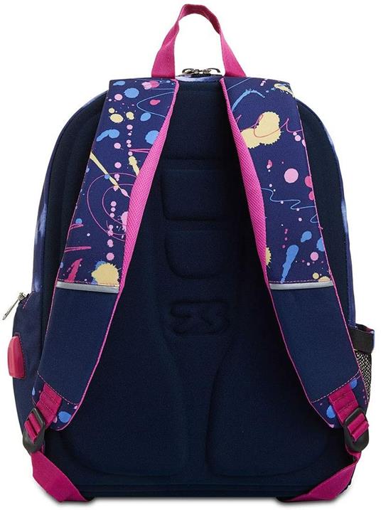 Zaino scuola Advanced Seven 7.1 Love your Soul Blu 31x43x24 cm - 6