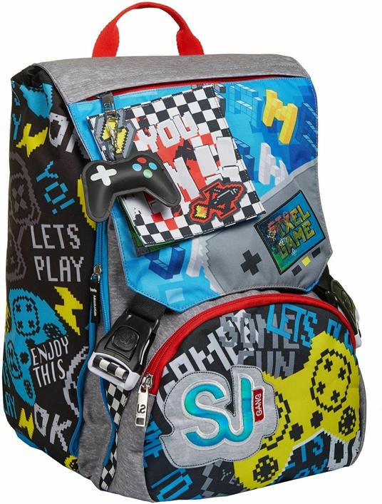 Zaino scuola sdoppiabile SJ Gang Cyber Boy 27x41x16 cm - SJ - Cartoleria e  scuola | IBS