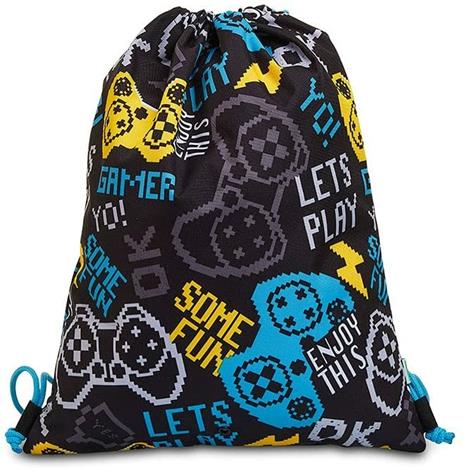 Zaino coulisse SJ Gang Cyber Boy - 36x40 cm - 2