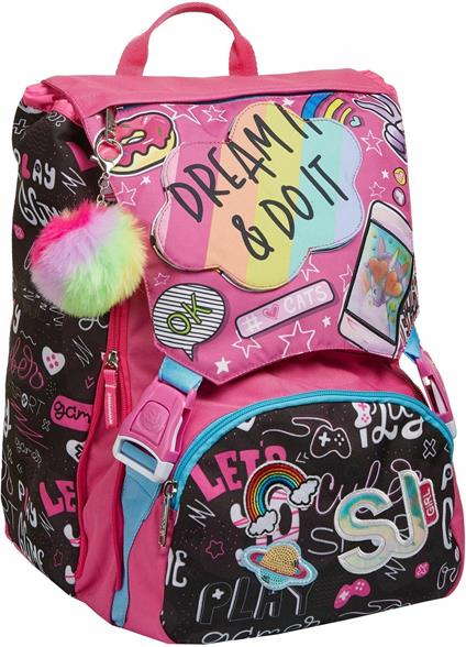 Zaino scuola sdoppiabile SJ Gang Dream & Do Girl 27x41x16 cm