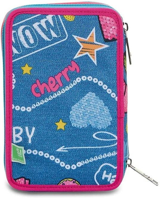 Astuccio 3 zip SJ Gang Just Denim Girl - 20x12,5x7 cm - 6