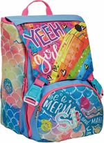 Zaino scuola sdoppiabile SJ Leadtech Oceanled Girl 27x41x16 cm