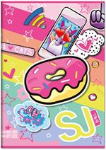 Quaderno Maxi A4 SJ Gang Girl 100 gr - Quadretti grandi 5 mm con margine