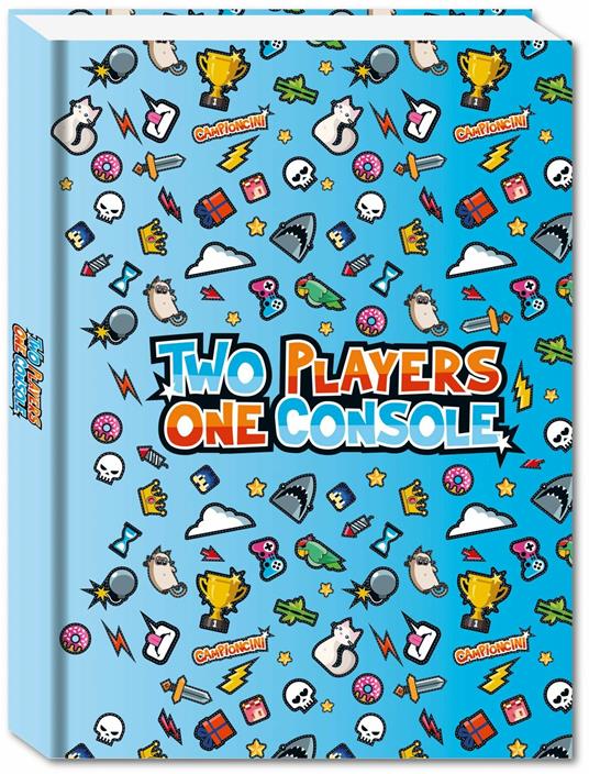 Diario Two Player One Console 2021-2022, 12 Mesi Pocket Assortito- 11,5x15,9 cm - 2