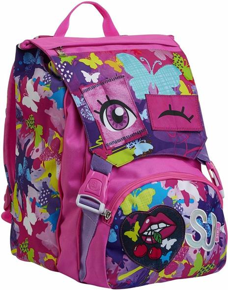 Zaino scuola sdoppiabile Facce da SJ Girl 27x41x16 cm