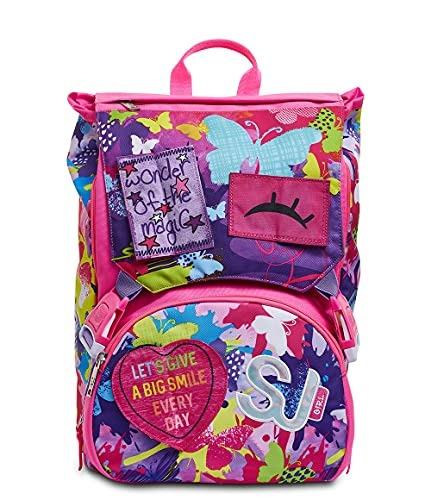 Zaino scuola sdoppiabile Facce da SJ Girl 27x41x16 cm - 2