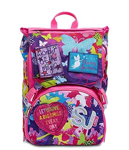 Zaino scuola sdoppiabile Facce da SJ Girl 27x41x16 cm - 3