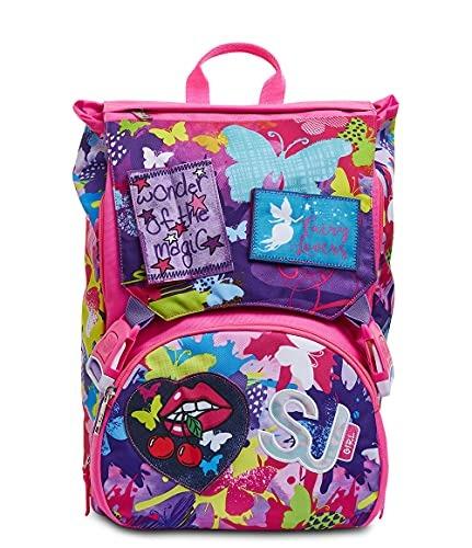 Zaino scuola sdoppiabile Facce da SJ Girl 27x41x16 cm - 4