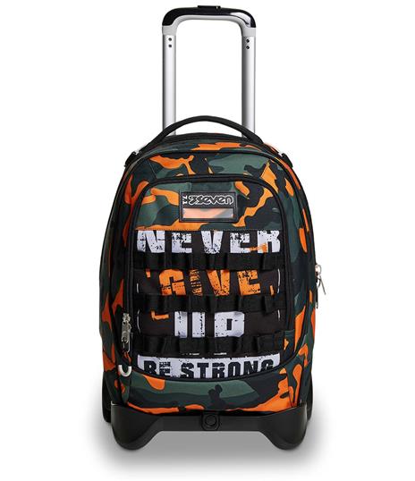 Trolley Jack Seven 2 Ruote - Camoupix Boy - 37 x 51 x 27 cm, 34 l