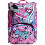 Zaino scuola Sdoppiabile Big Sj Gang Cuteled Girl, Candy Fuxia, 21 lt - 27 x 41 x 16 cm