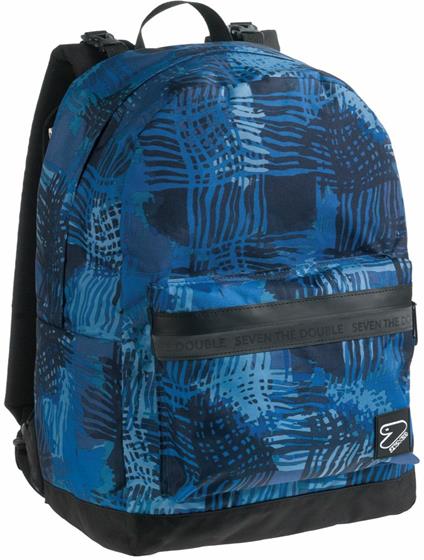 Zaino scuola Reversible Backpack Seven Blending Blue, Blue Deep, 29 lt - 34 x 44 x 16 cm