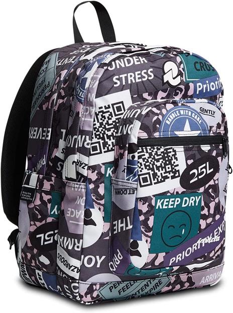 Zaino scuola Jelek Fantasy Invicta Backpack, Signs - 32 x 43 x 25 cm - 3