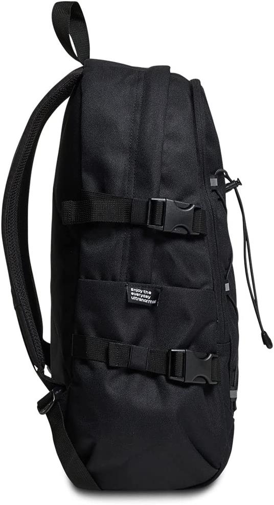 Zaino scuola Invict-Act Invicta Backpack, Jet Black - 31 x 47 x 19 cm