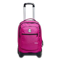 Zaino scuola New Plug Plain Invicta Trolley Grs, Festival Fuchsia - 36 x 53 x 26,5 cm - 2