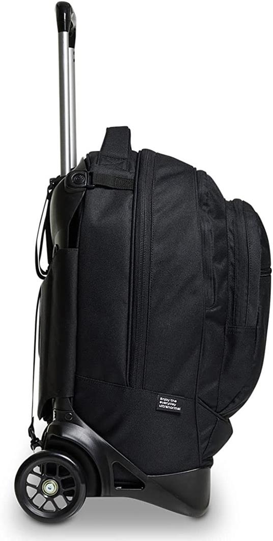 Astuccio ovale organizzato Invicta Plain Jet Black Nero - Invicta -  Cartoleria e scuola