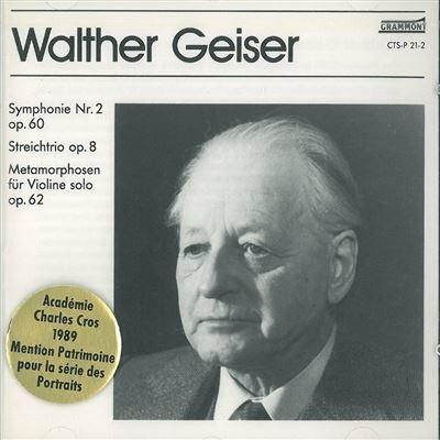 Sinfonia n.2 op 60 (1967) - CD Audio di Walter Geiser