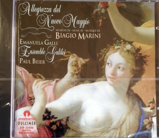 Allegrezza del nuovo Maggio - CD Audio di Biagio Marini