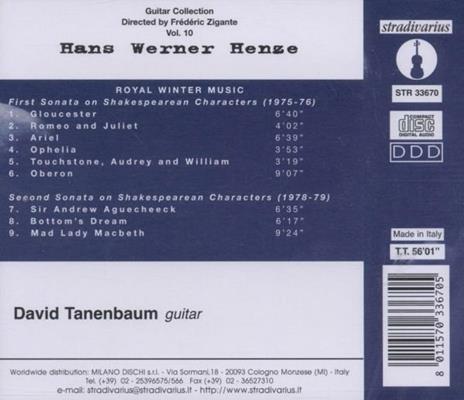 Royal Winter Music First Sonata - CD Audio di Hans Werner Henze - 2