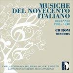 Musiche del Novecento italiano - CD Audio di Elena Barbara Giuranna