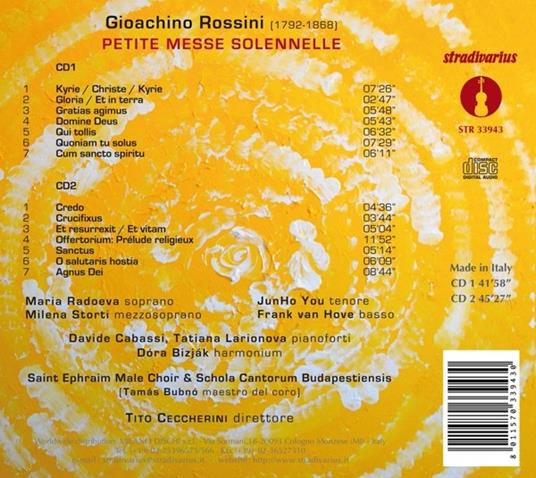 Petite Messe Solennelle - CD Audio di Gioachino Rossini - 2