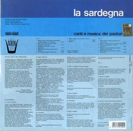 La Sardegna - Vinile LP - 2