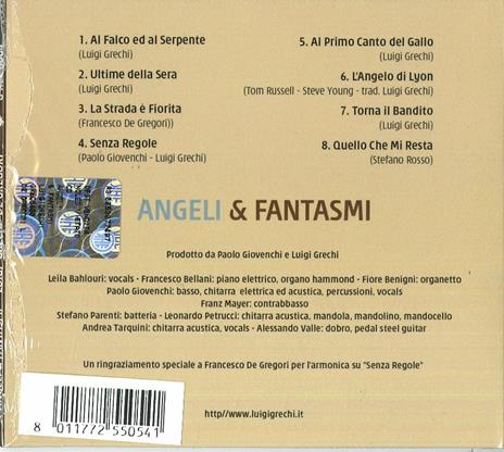 Angeli & fantasmi - CD Audio di Luigi Grechi De Gregori - 2