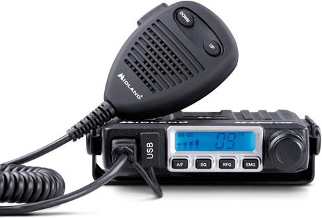 Midland M-MINI USB Radio e CB Portatile per Auto con 40 Canali, Presa USB e  Alimentazione dall'Accendisigari - 1 Microfono, Cavo di Alimentazione,  Staffa di Montaggio - Midland - Telefonia e GPS | IBS