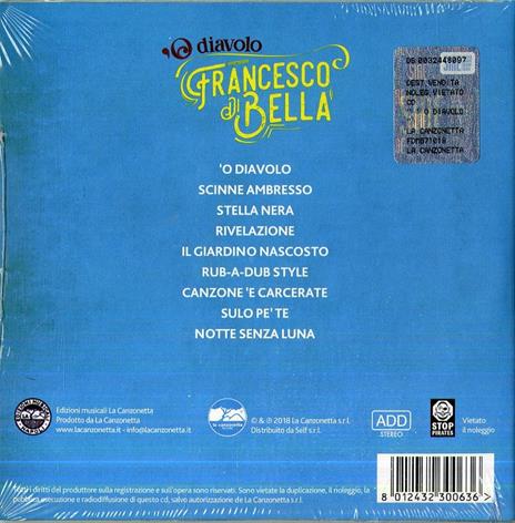 O Diavolo - CD Audio di Francesco Di Bella - 2
