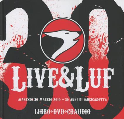 Live & Luf (Cd+Dvd+Libro) - CD Audio di Luf