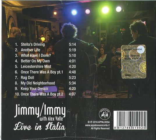 Jimmy and Immy Live in Italia - CD Audio di James Maddock,David Immergluck - 2