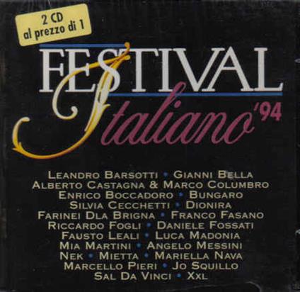 Festival Italiano '94 - CD Audio