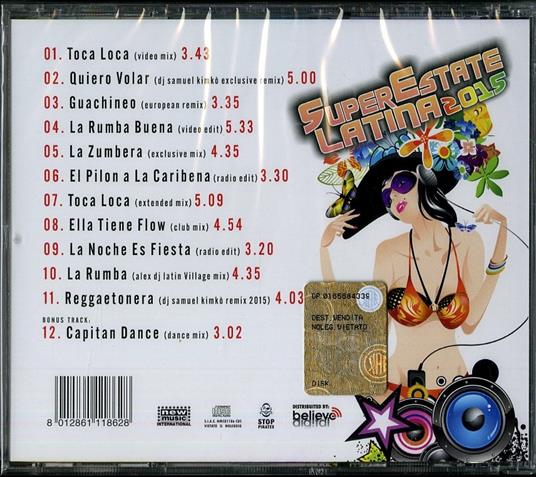 Superestate Latina 2015 - CD Audio - 2